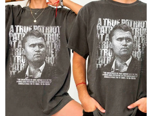Charlie Kirk DTFs two styles