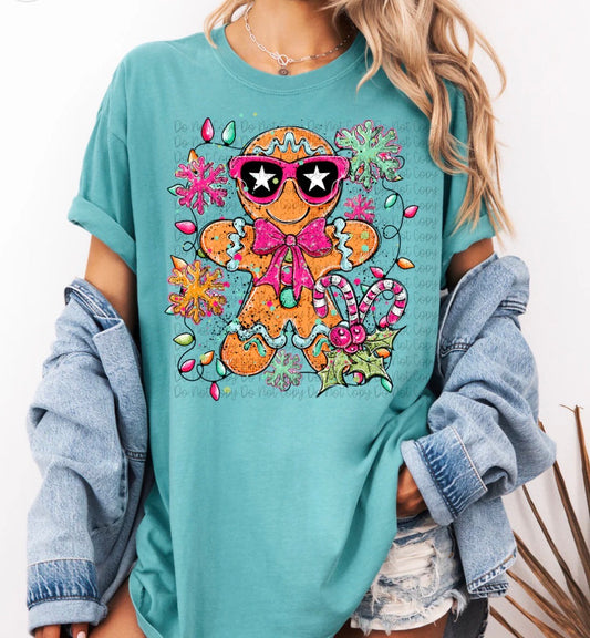 Gingerbread Christmas theme Tshirt