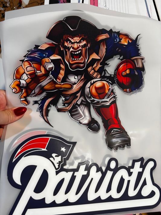 Patriots DTF transfer