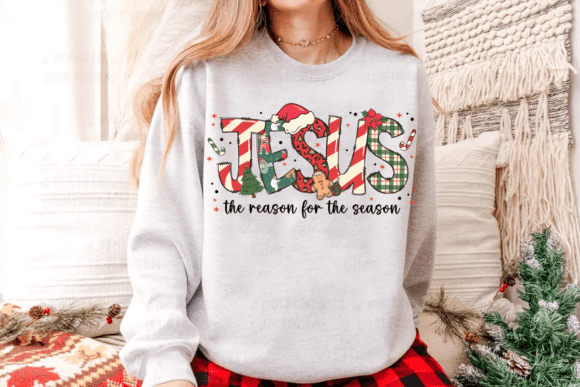The reason for the season Jesus tshirt or crewneck