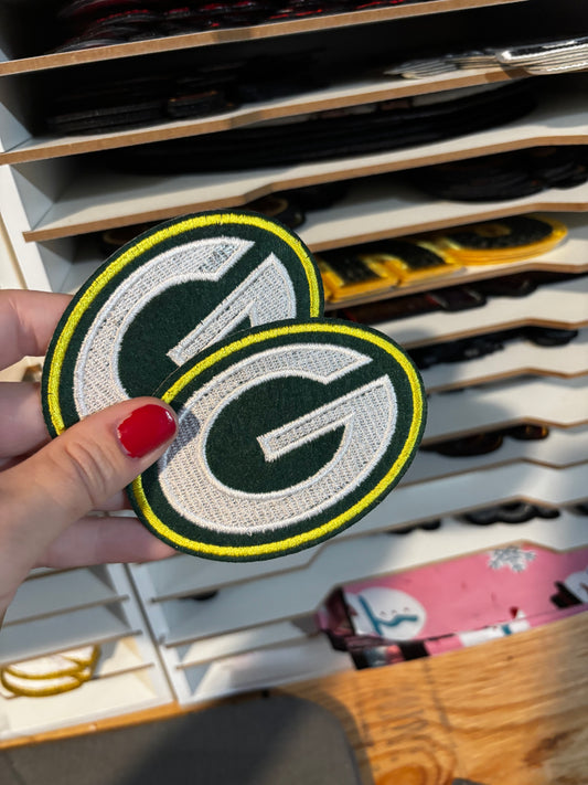 Green Bay embroidered iron on patch