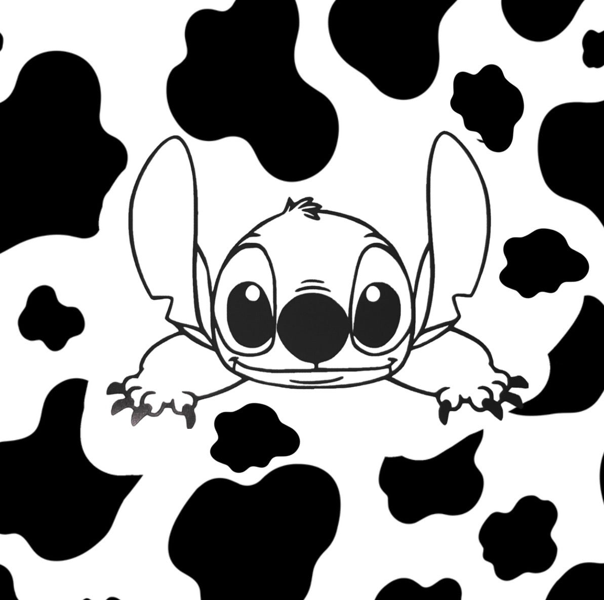 Blue dog flower or cow print sunroof window decal