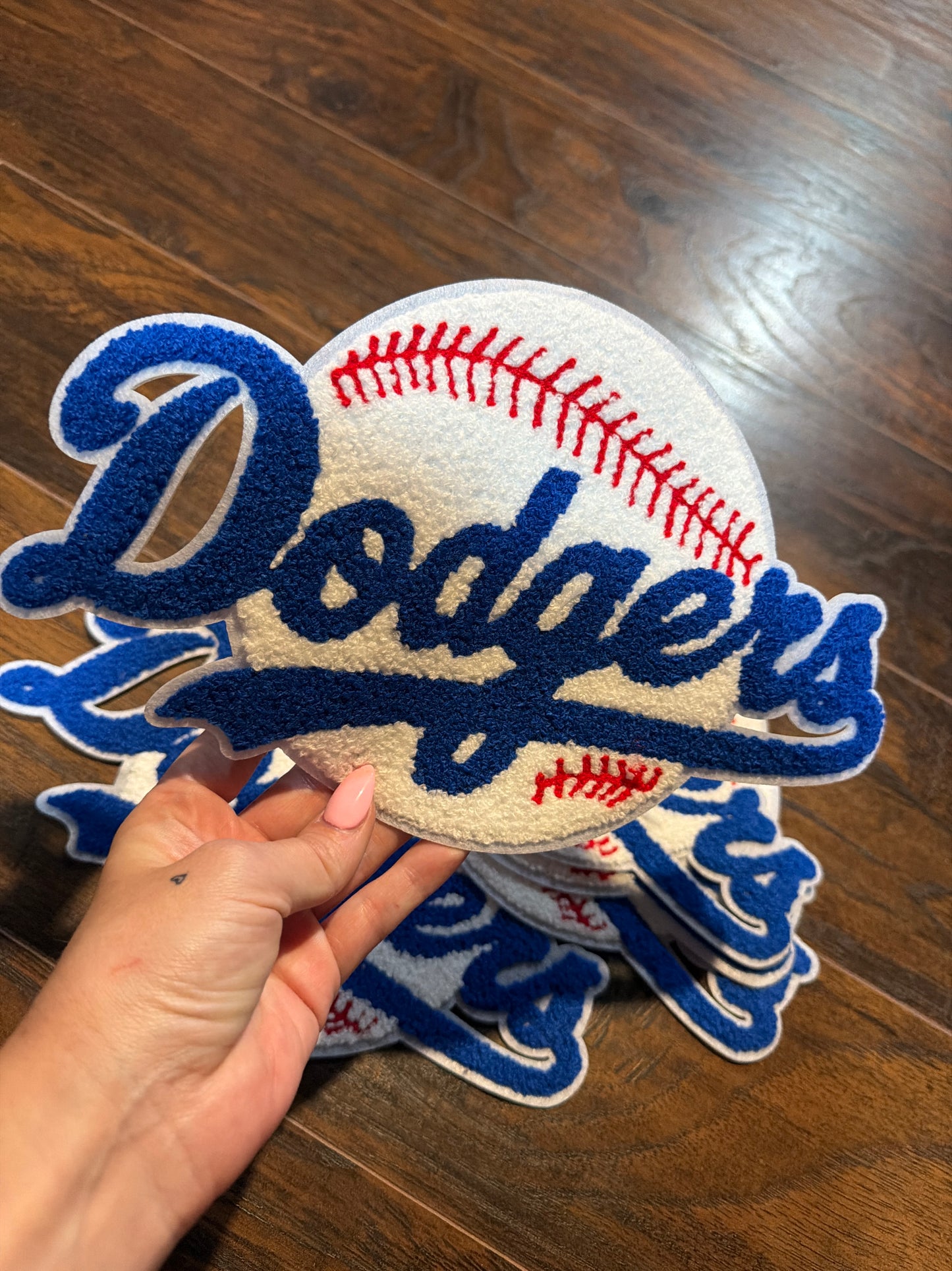 Dodgers iron on patch