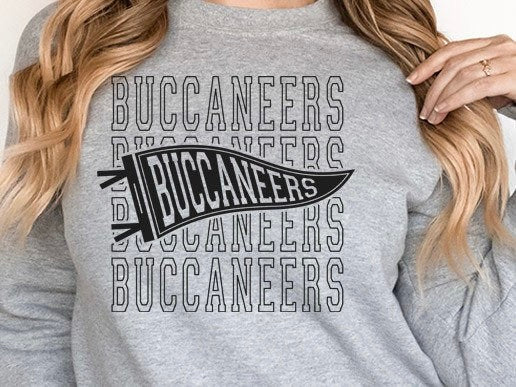 Variety of football team gray crewneck