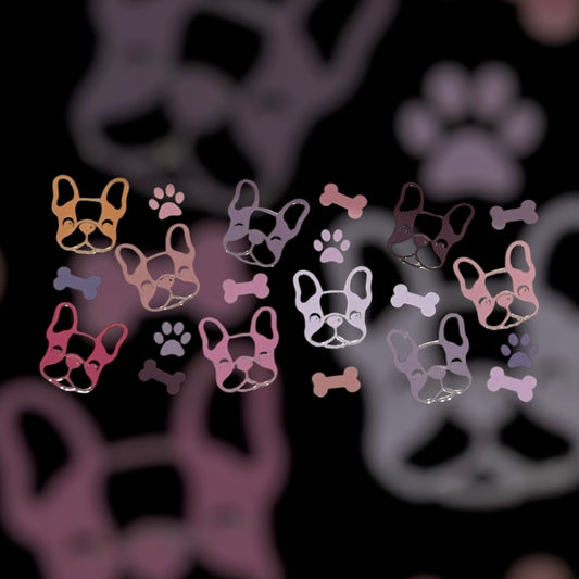 Dog theme UV DTF transfer