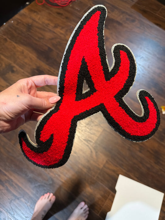 Braves A iron on patch