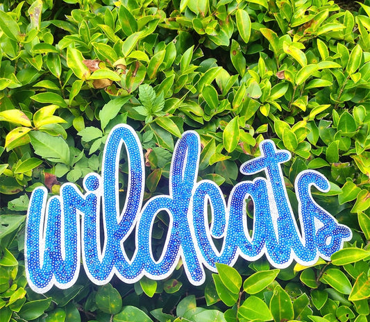 Wildcats iron on patch