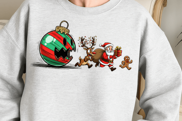 Angry Christmas bulb tshirt or crewneck