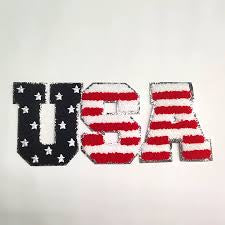 USA iron on patch