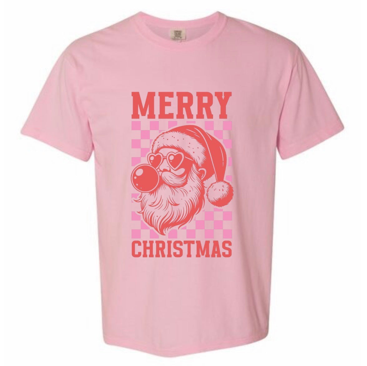 Merry Christmas bubble Santa