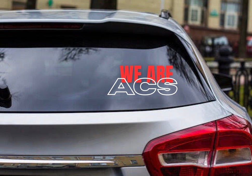 We are ACS window/car waterproof decal
