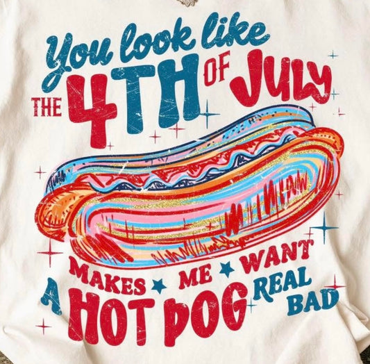 4th of July large DTF transfer