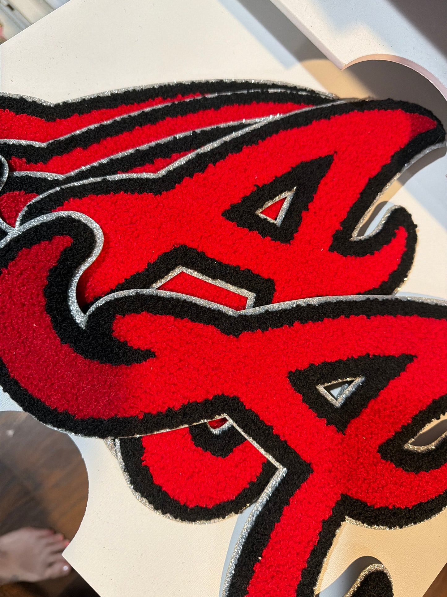 Braves A iron on patch