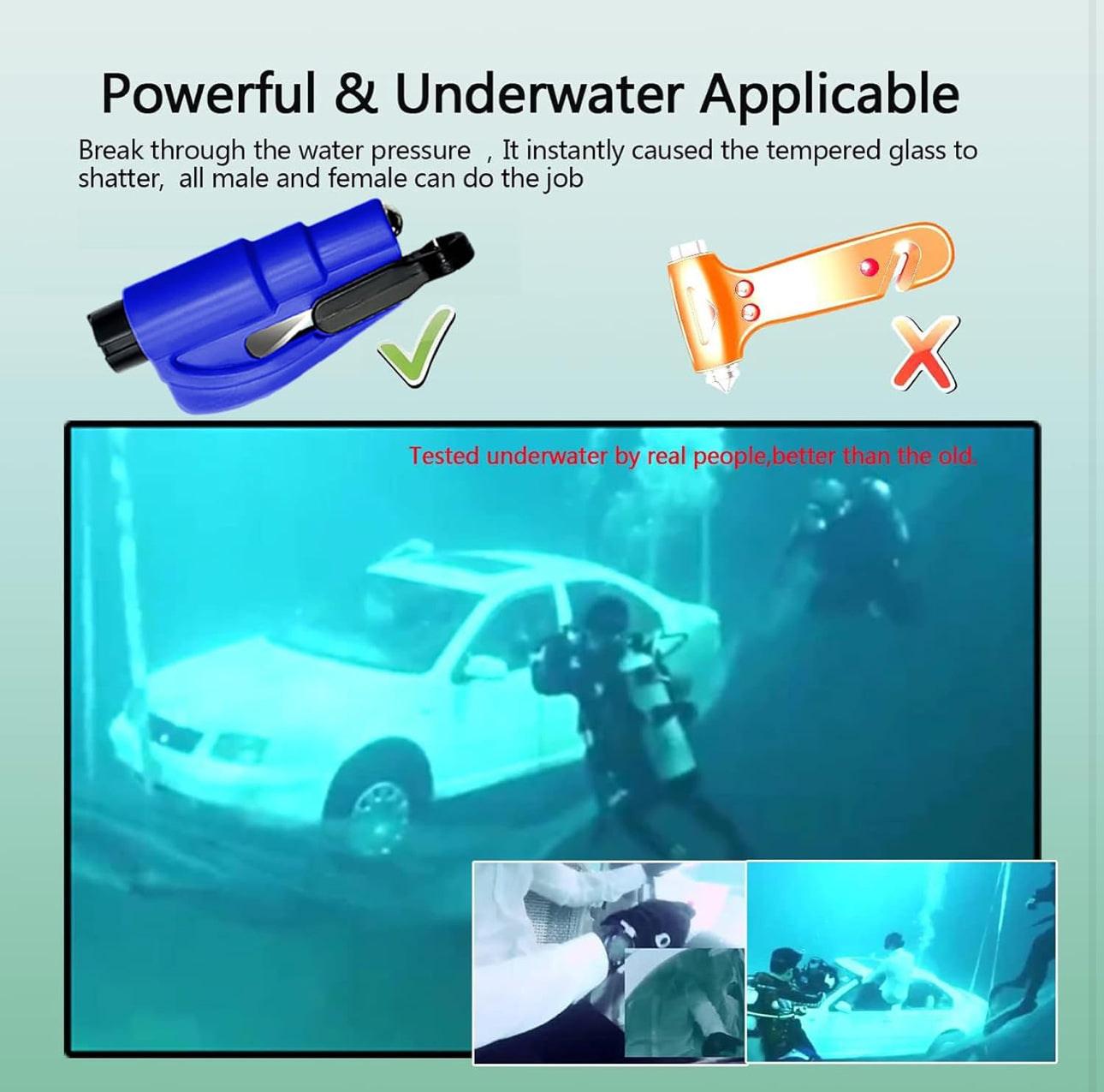3 in 1 seat belt cutter and window breaker