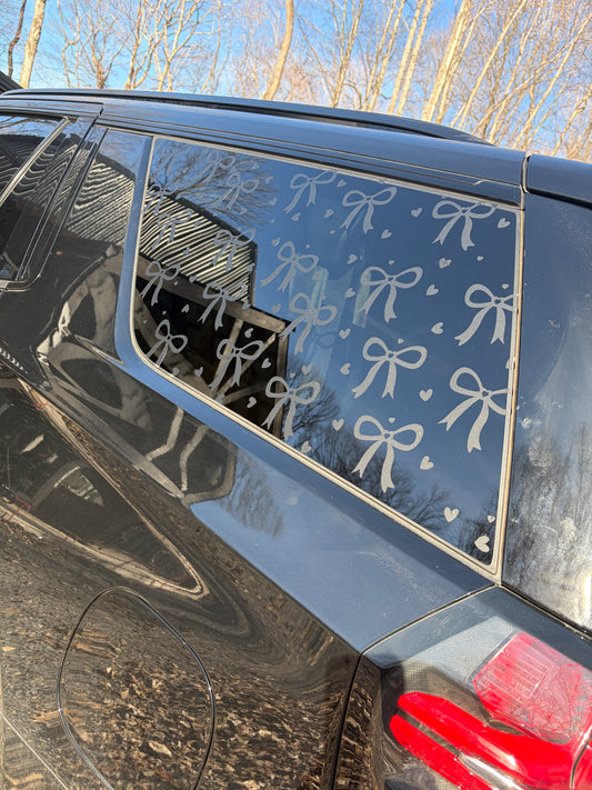 Full coverage Bow waterproof window decal