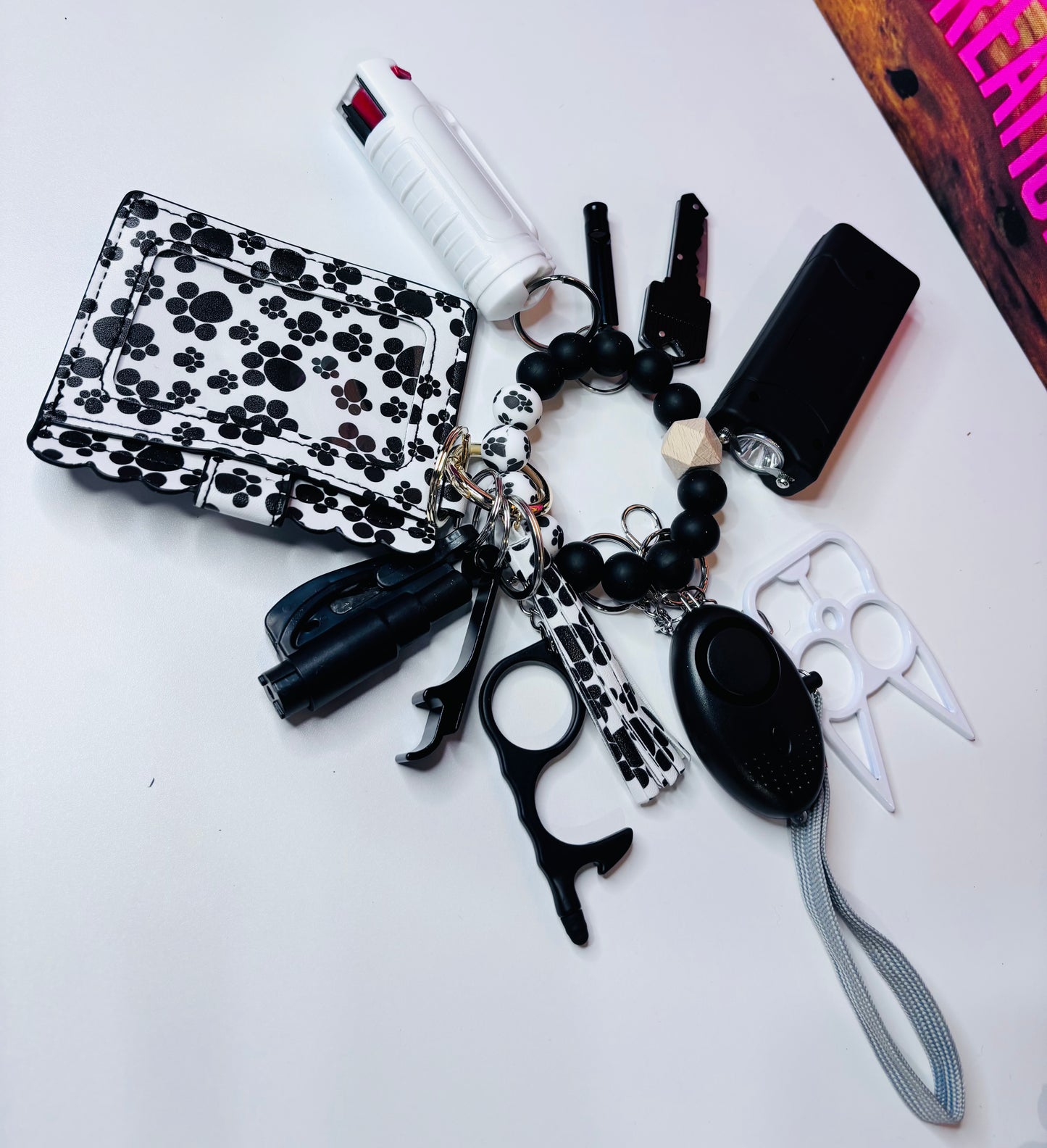 Deluxe set self defense set- dog paw theme