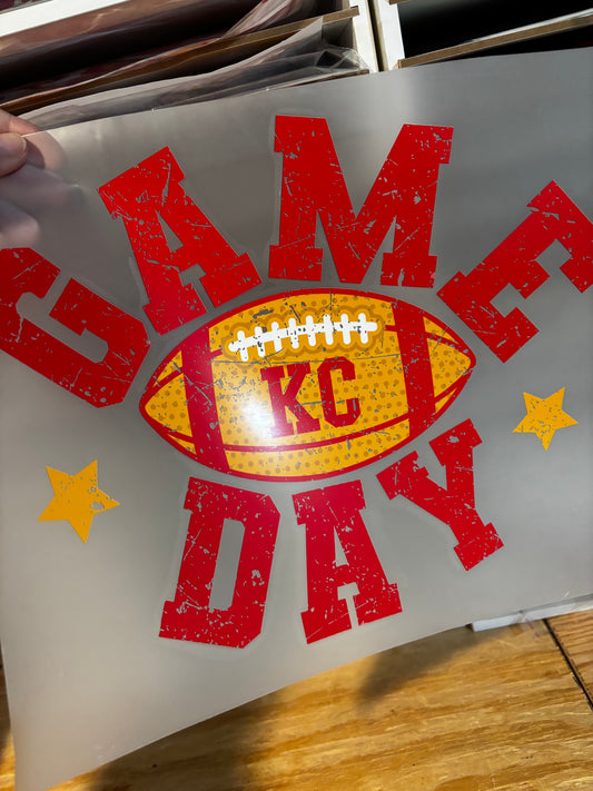 KC game day DTF transfer