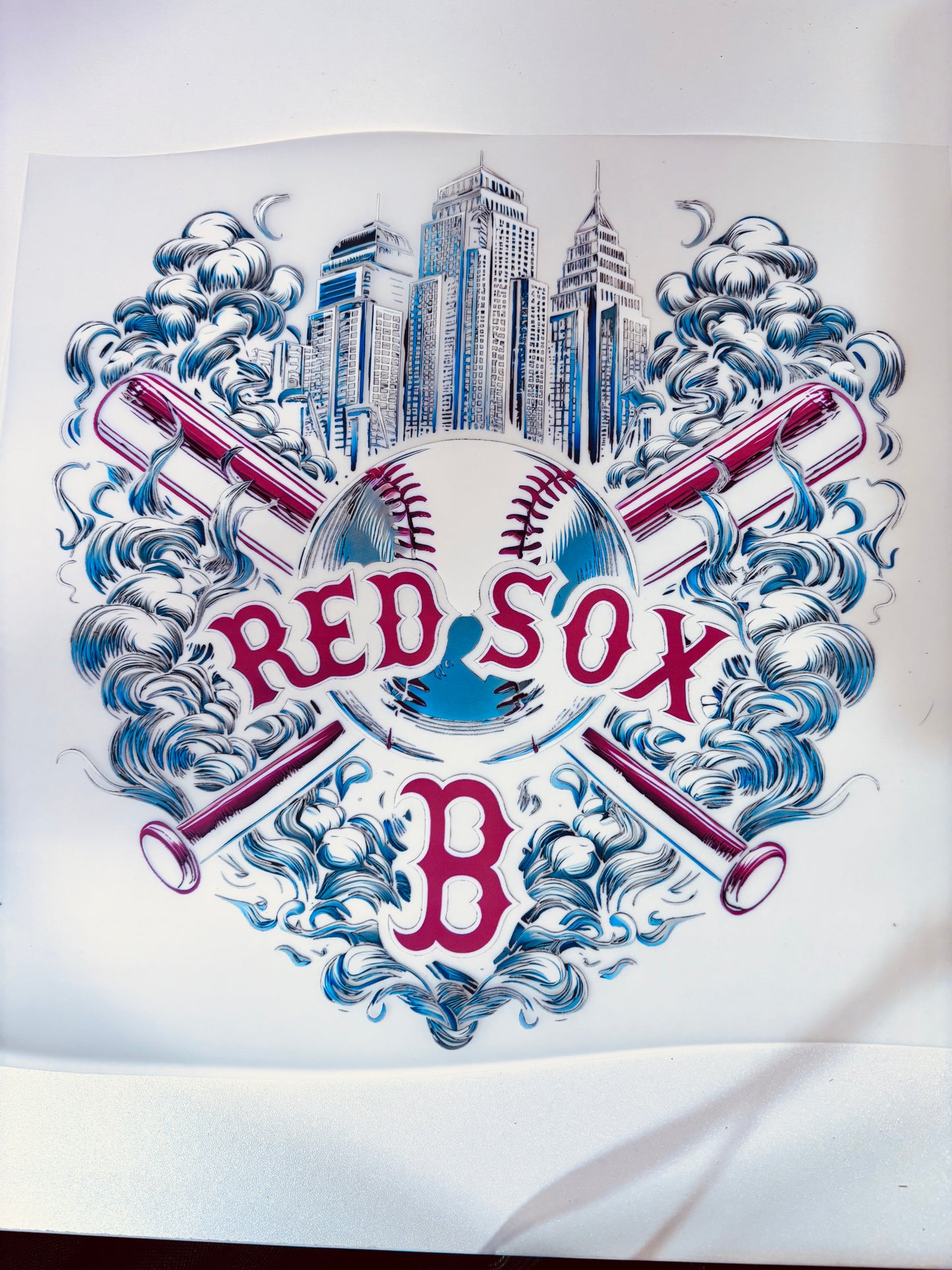 Red Sox baseball DTF transfer