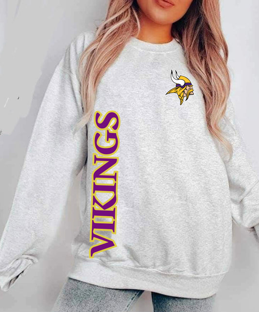 Custom Viking game-day crewneck or T-shirt