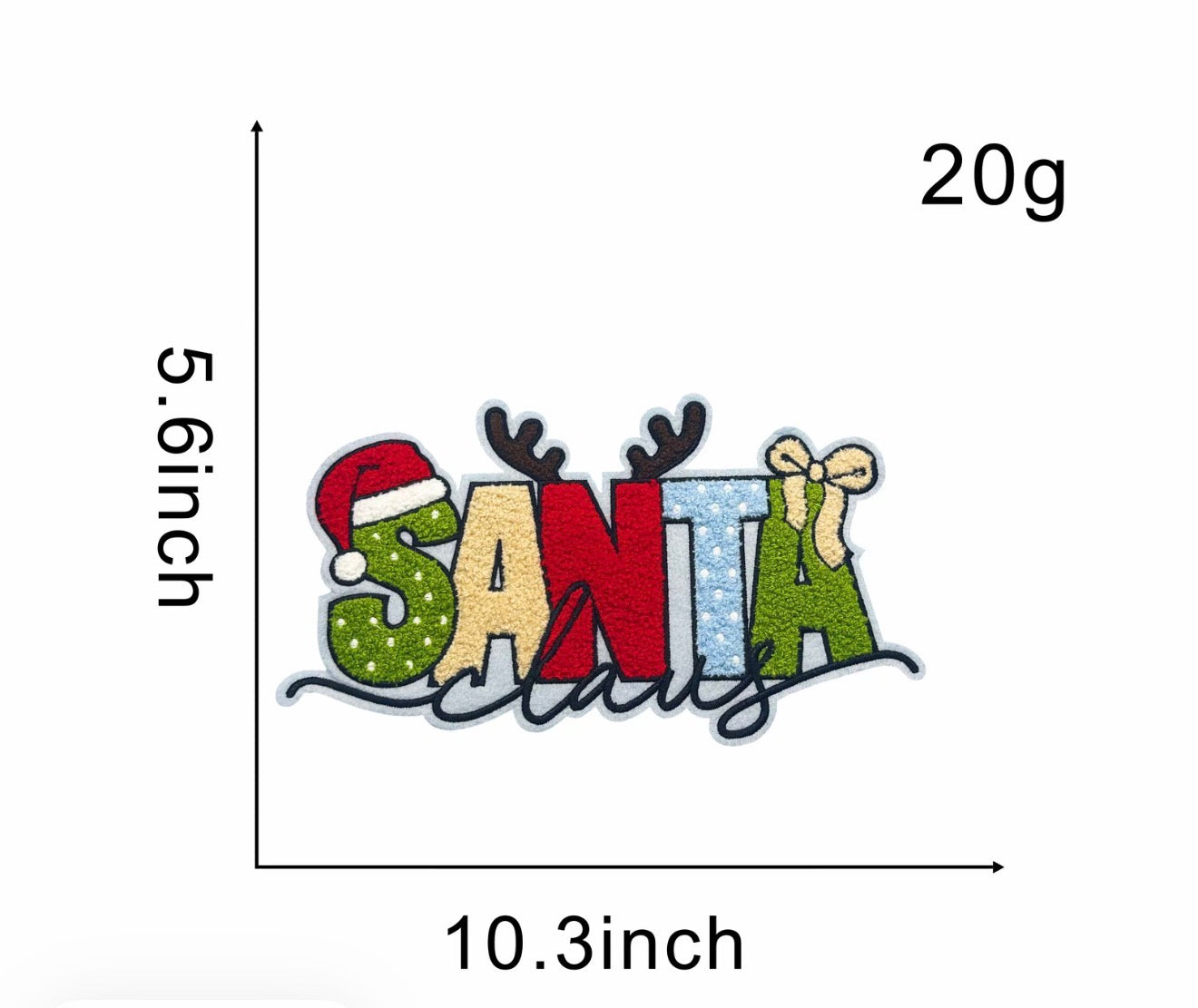Santa clause Iron on patch