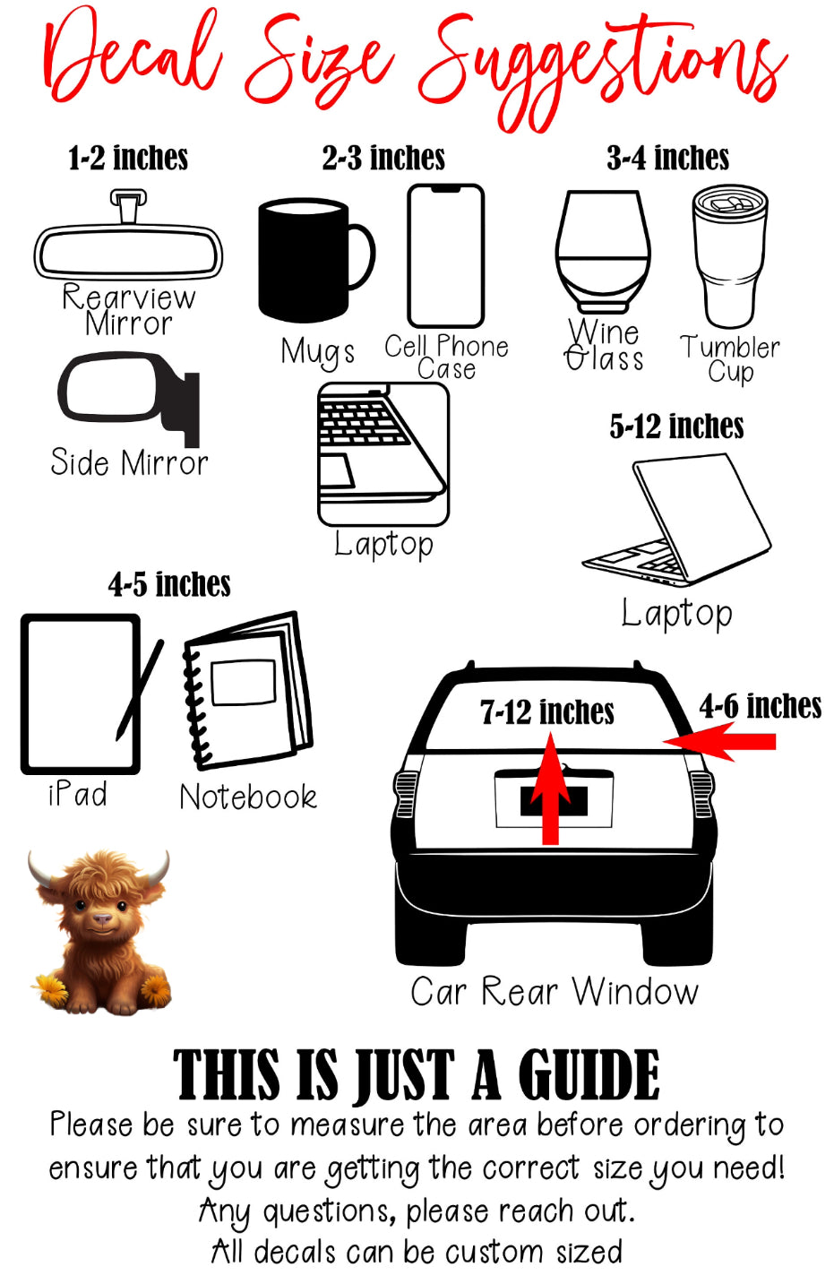 Deer in forest waterproof decal