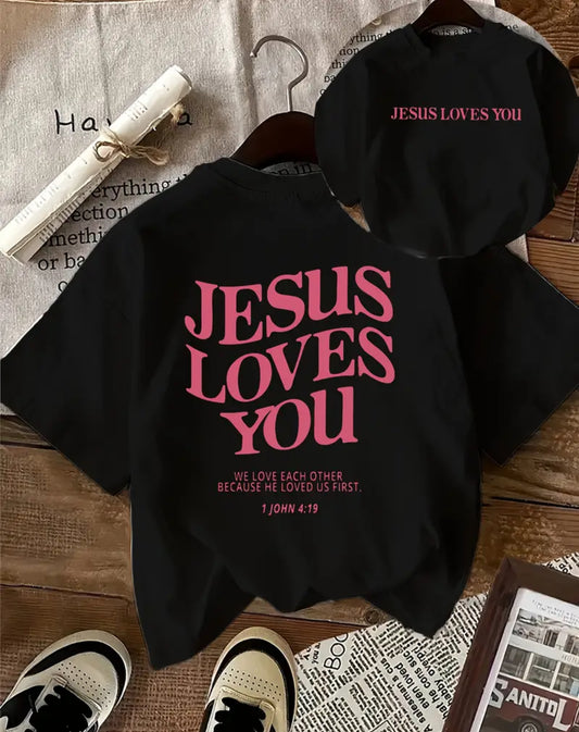 Jesus loves you tshirt