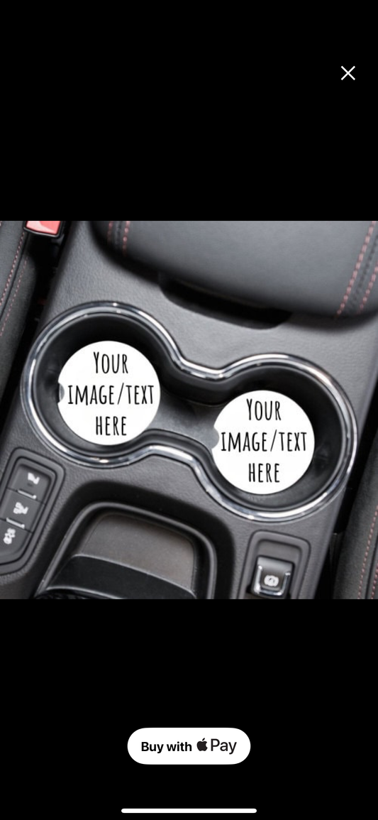 Car coasters custom design