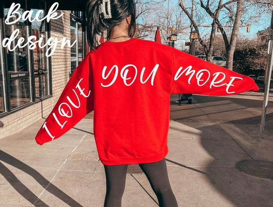 Love you mean it crewneck sweatshirt