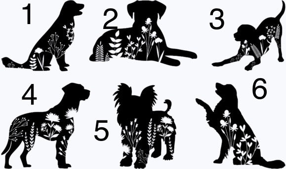 Dog waterproof car decals