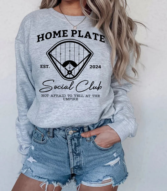 Screenprint transfer - homeplate social club