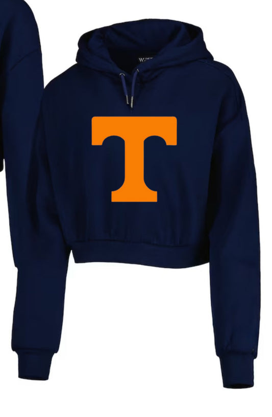 T Crop top hoodie
