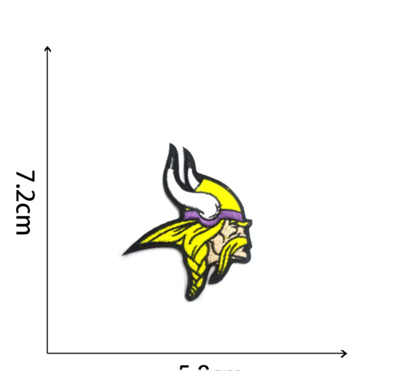 Vikings embroidered iron on patches