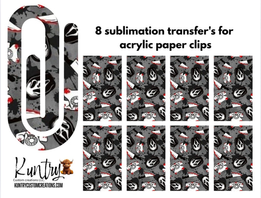 Scream Jumbo paper clip transfer