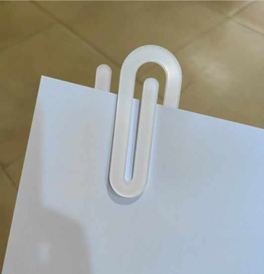 Jumbo blank sublimation paper clips (heart, pencil,regular)