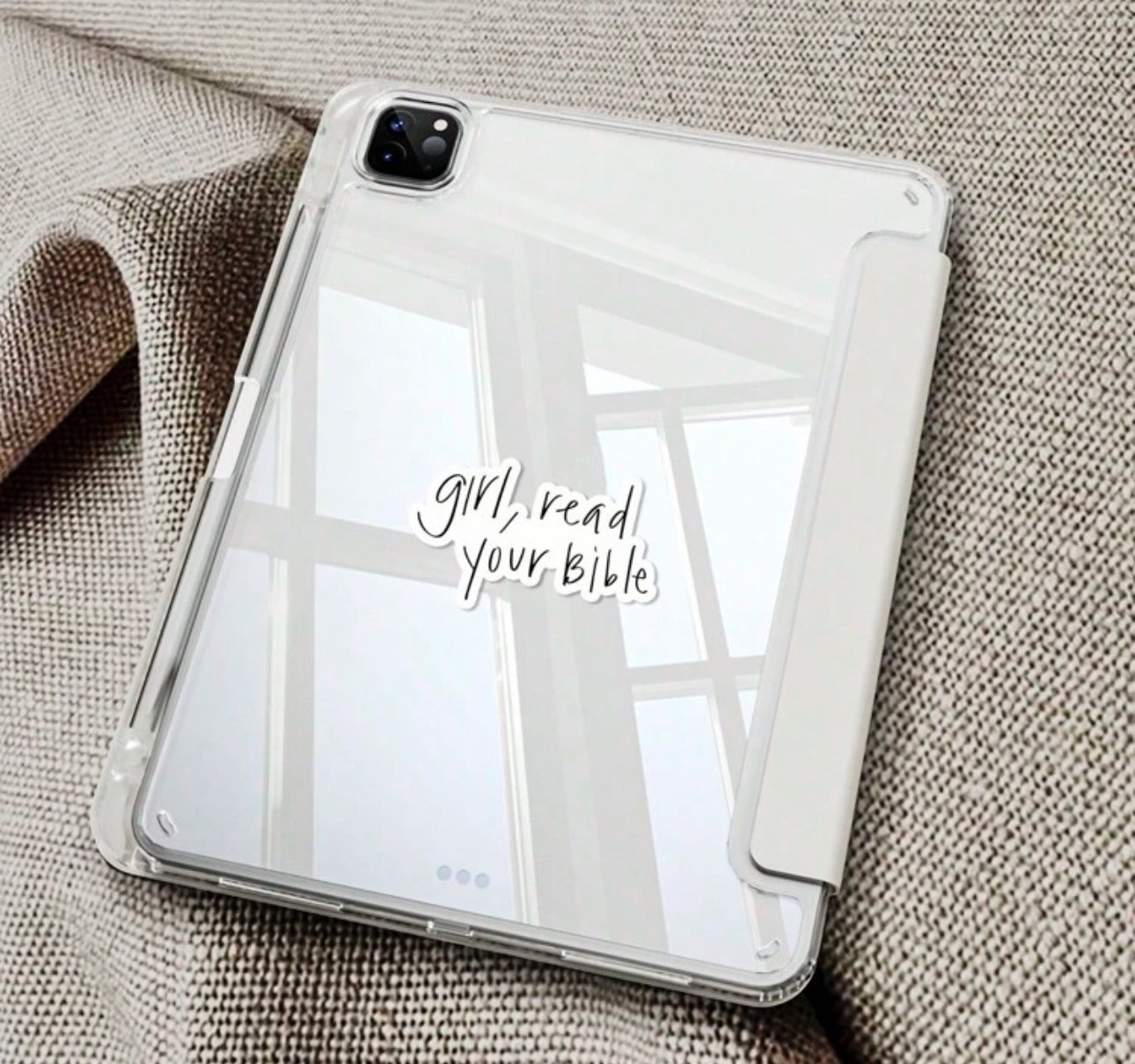 Girl, read your Bible waterproof sticker.