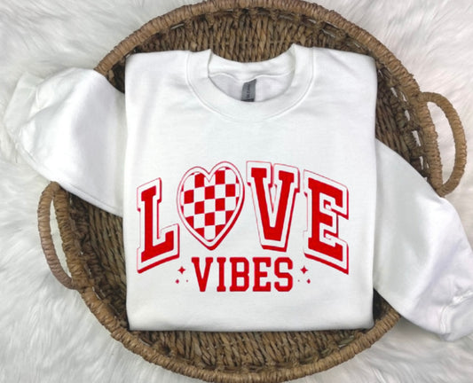 Love vibes crewneck sweatshirt