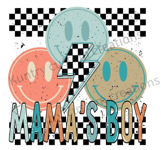 Mamas boy sublimation transfer