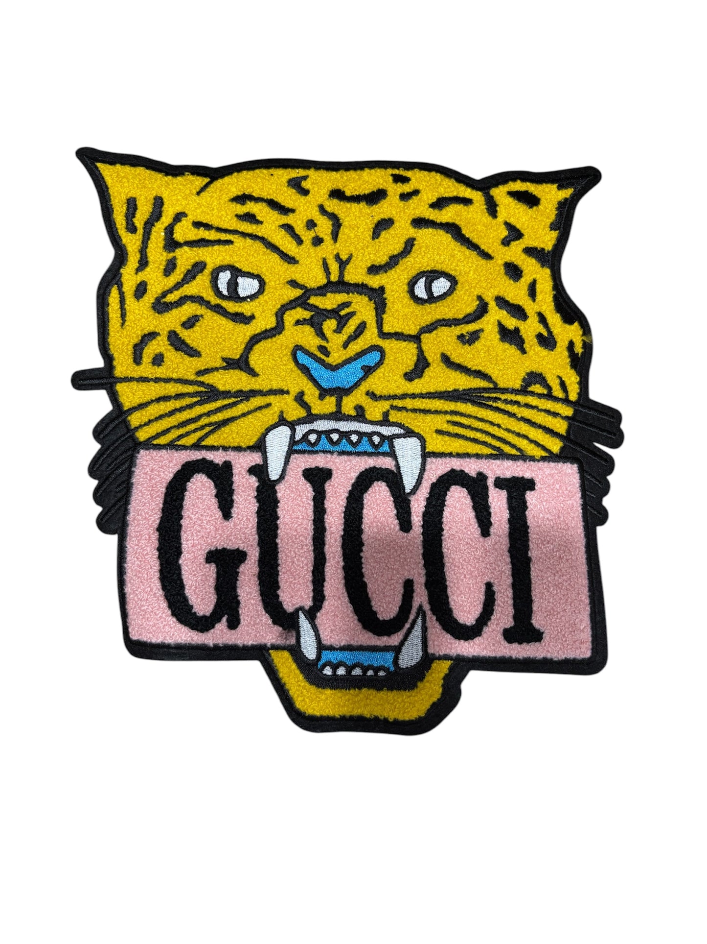 GU C C I - Chenille iron on patch