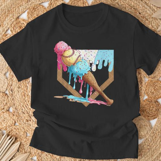 Baseball drip 2 DTF transfer