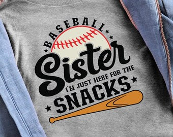 Baseball sister DTF transfer