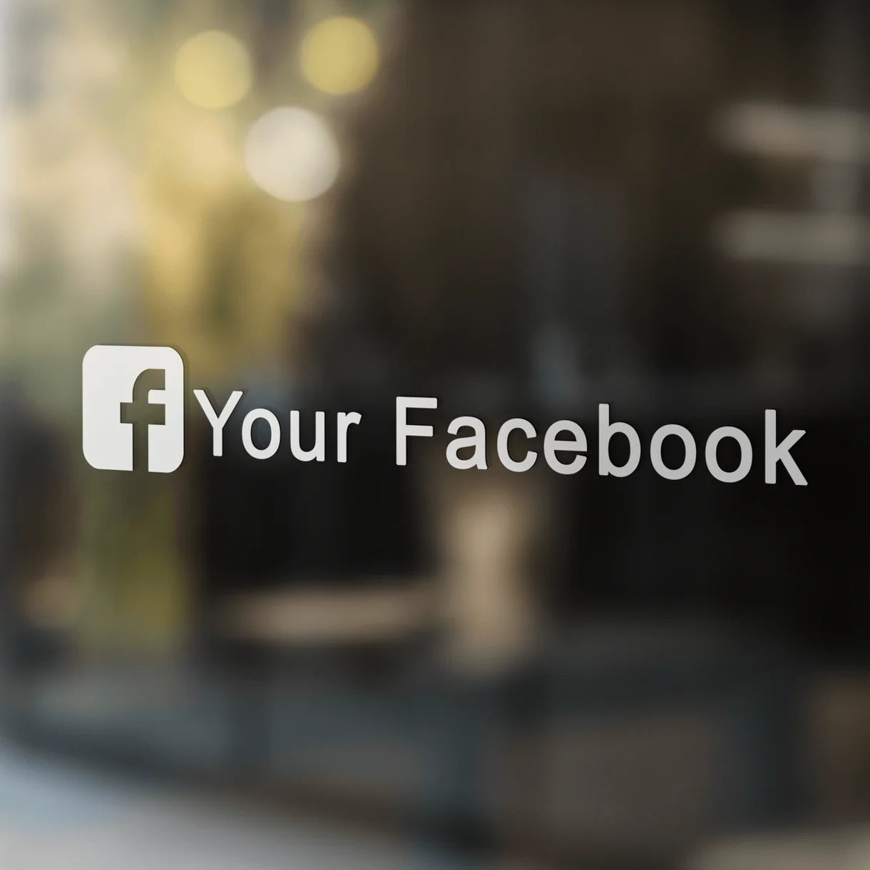 Facebook waterproof car decals