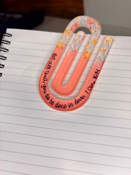 Scripture Jumbo paper clip!