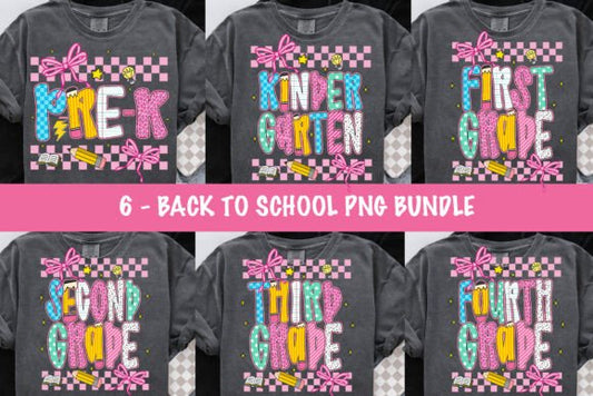 Coquette Back to School Bundle Png