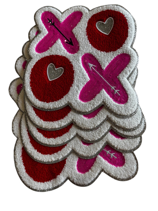 XOXO Chenille iron on patch